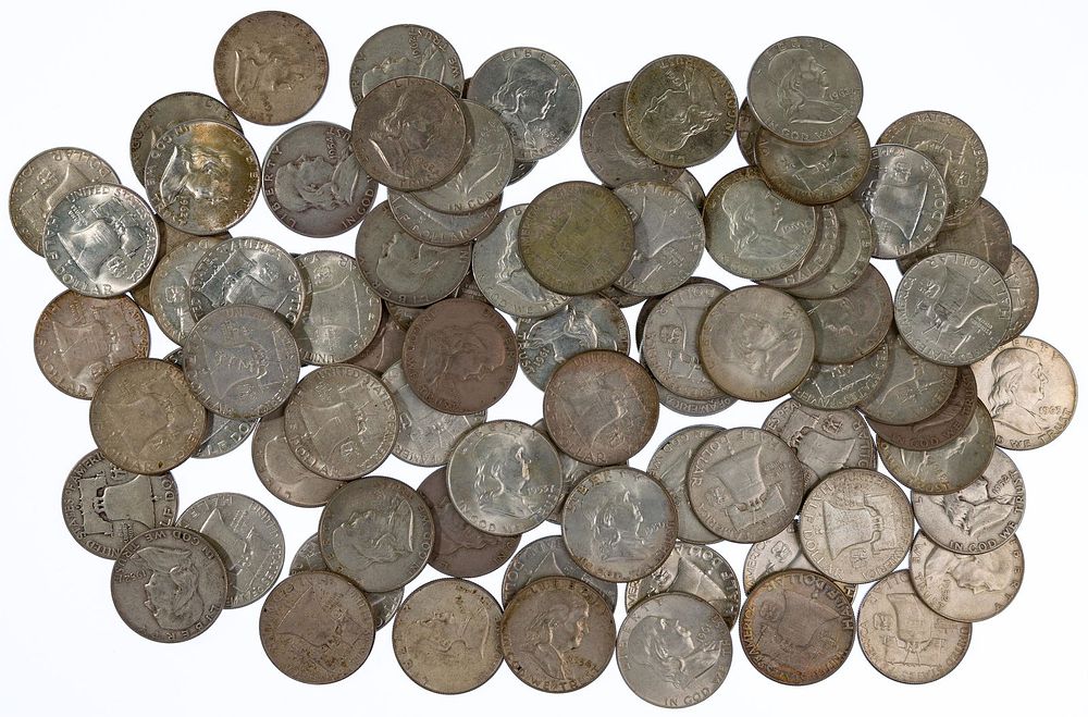 Lot 543: Franklin 50c Assortment