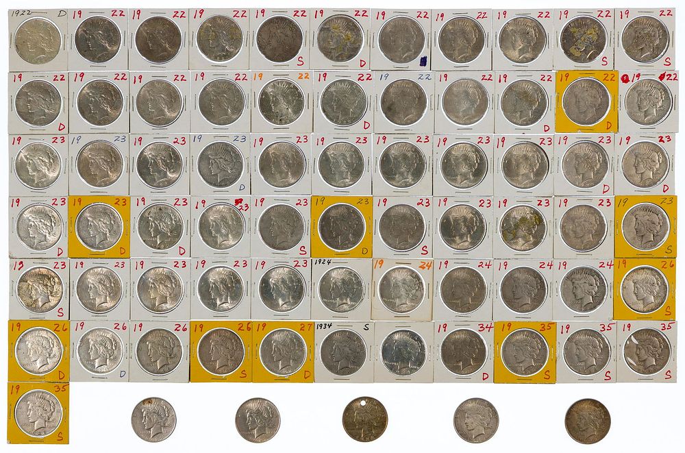 Lot 565: Peace $1 Assortment