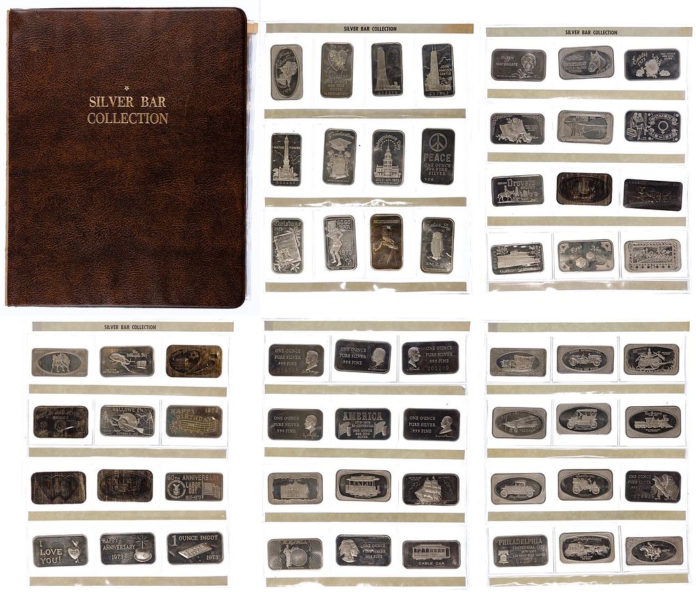 Lot 573: Silver Bar (.999) Assortment