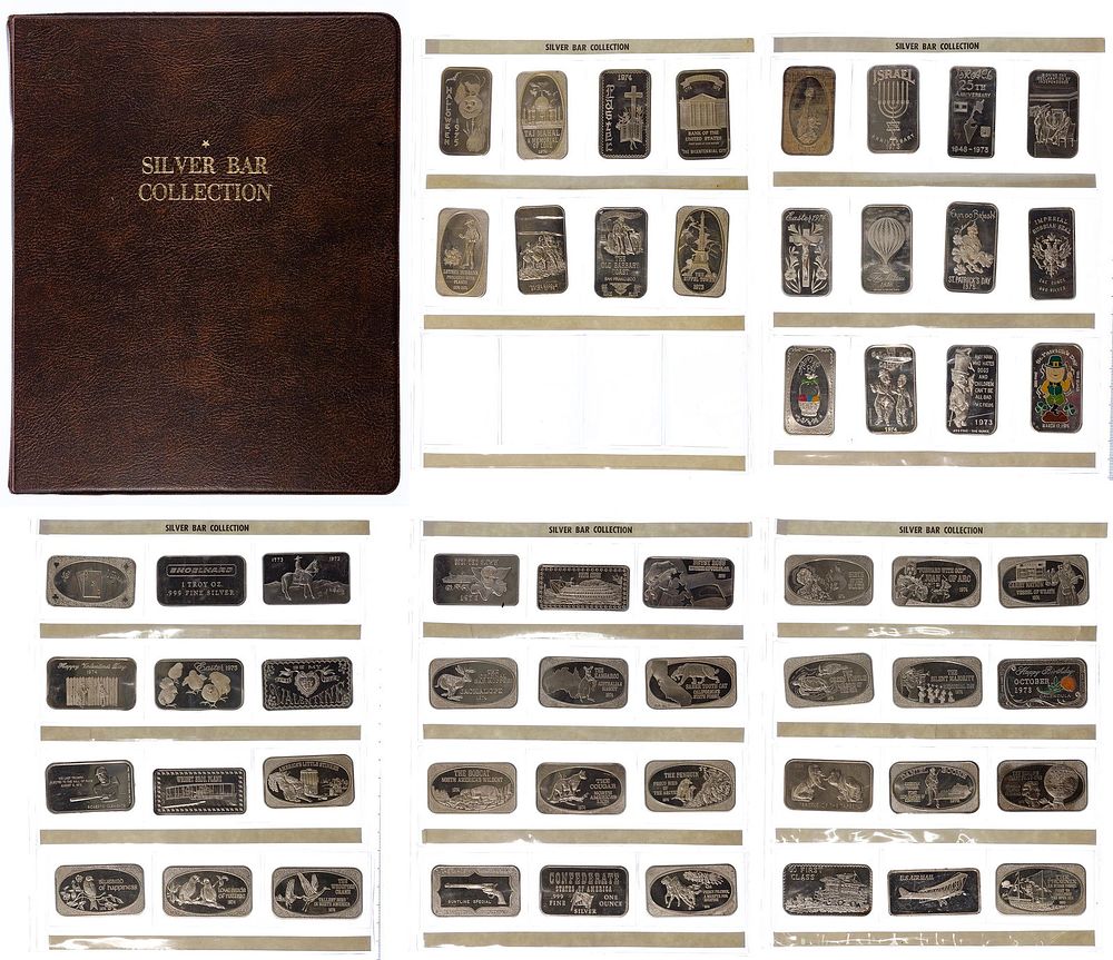 Lot 574: Silver Bar (.999) Assortment