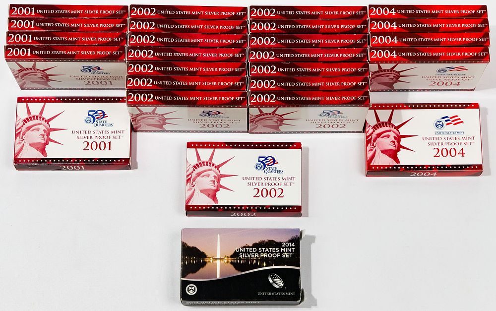 Lot 576: Silver Proof Sets