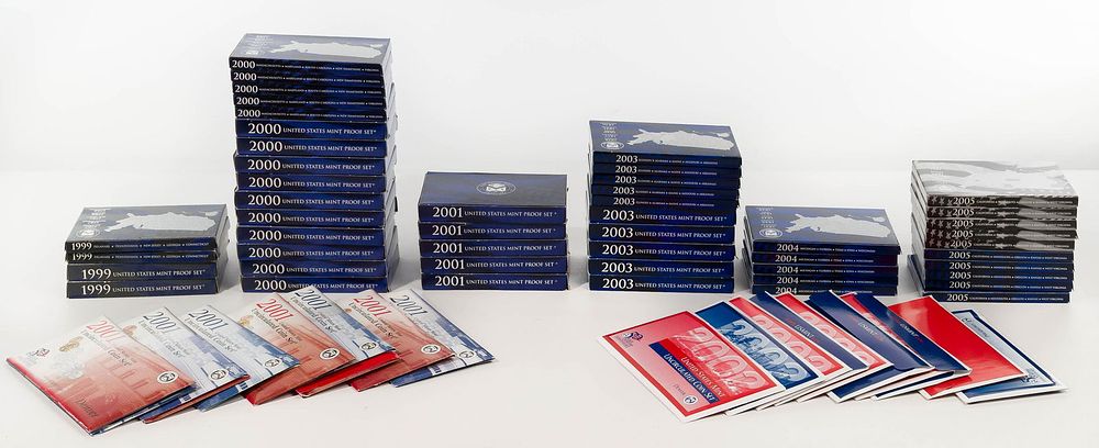 Lot 578: US Proof and State Quarter Coin Sets