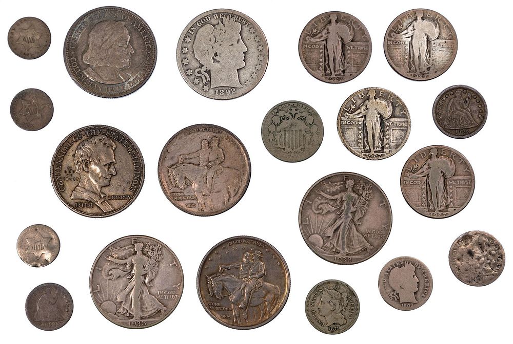 Lot 587: US Silver Coin Assortment
