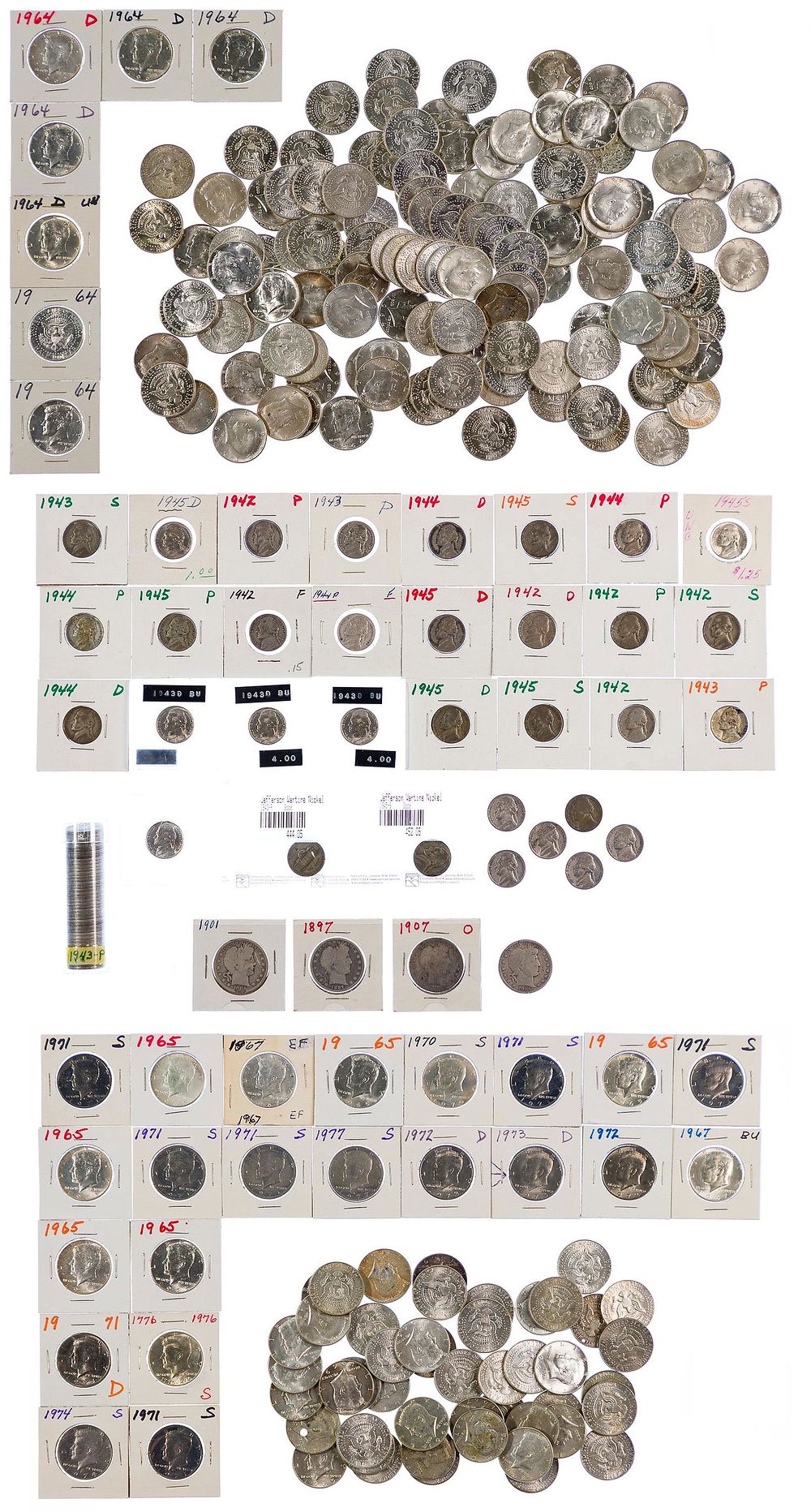Lot 589: Silver Coin Assortment