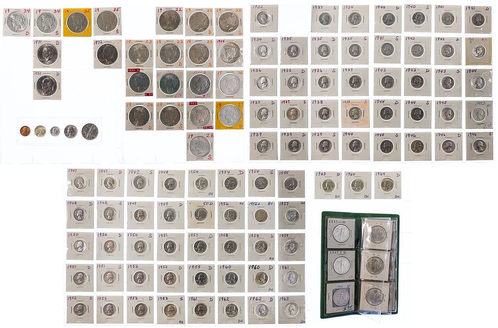 Lot 590: US Silver Coin Assortment