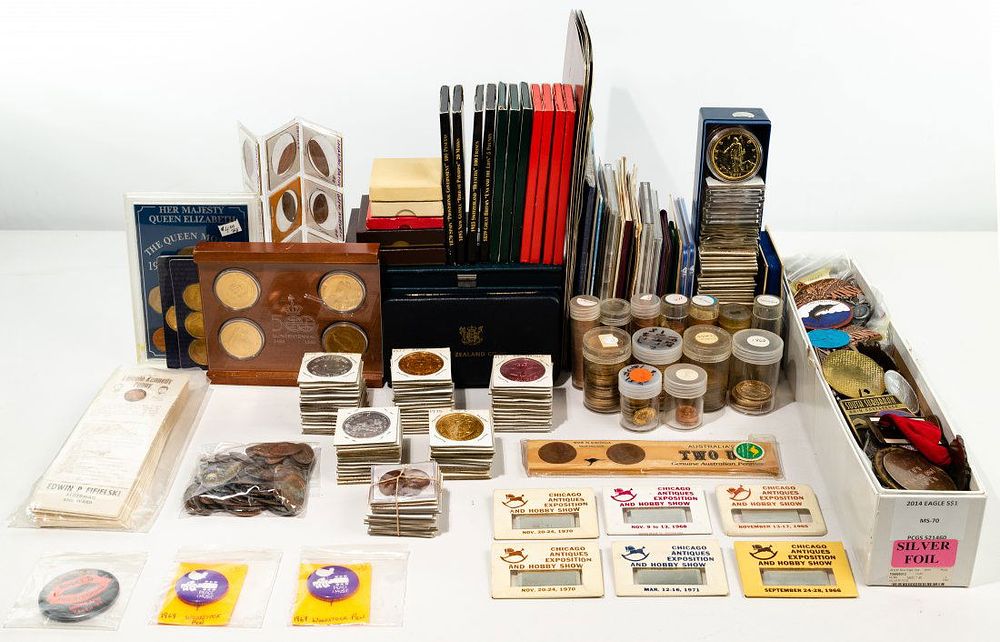 Lot 591: US and World Proof Set, Token and Medal Assortment
