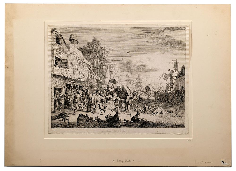 Lot 155: Cornelis Dusart (Dutch, 1660-1704)