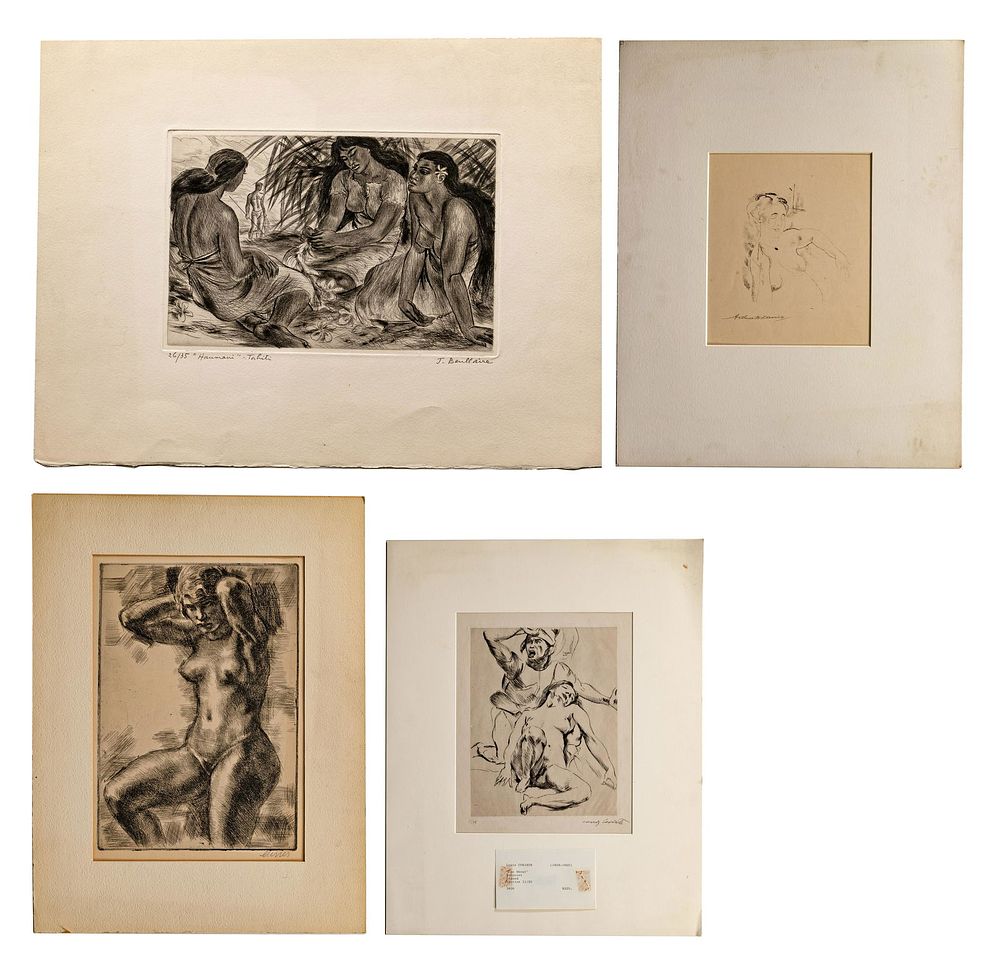 Lot 161: Nude Study Print Assortment