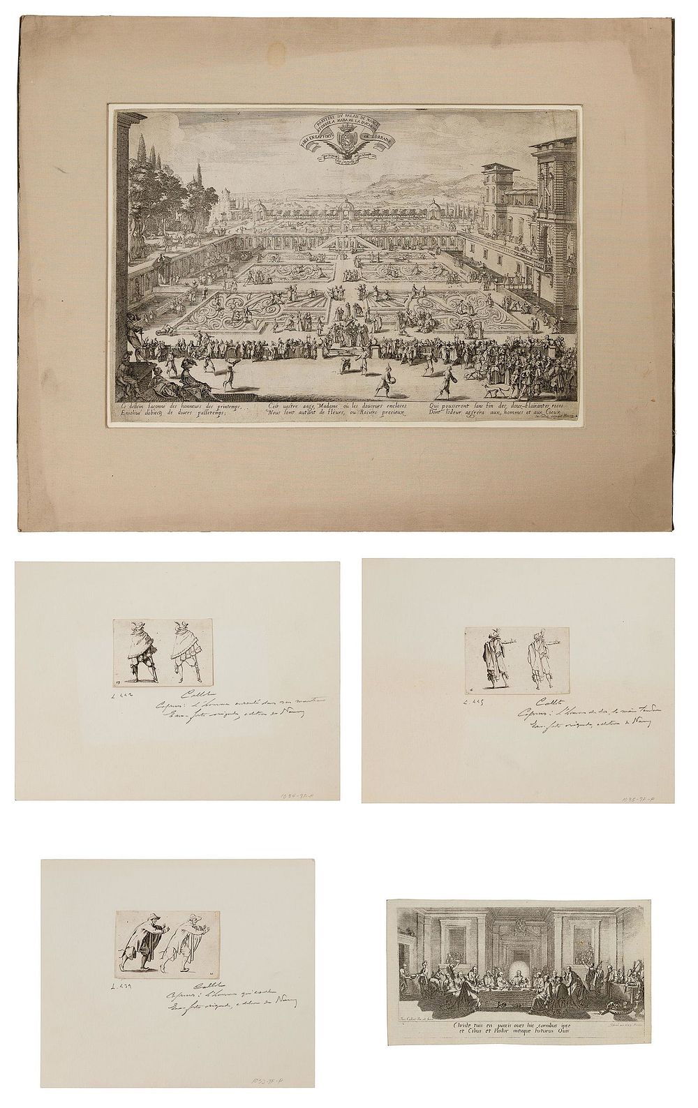 Lot 167: (After) Jacques Callot (French, 1592-1635) Etching and