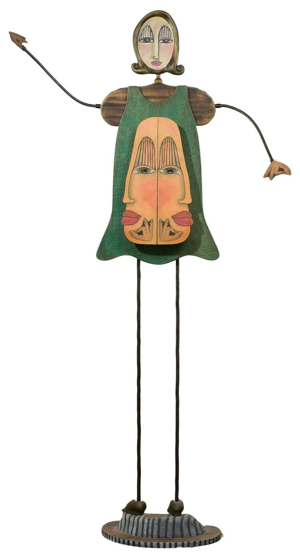 Lot 182: Kim Wilcox (20th Century) Jewelry Girl Stand
