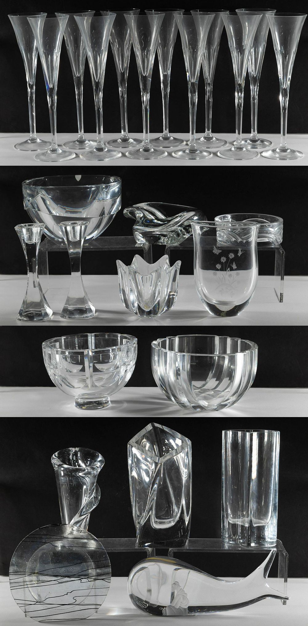 Lot 205: Crystal and Glass Assortment