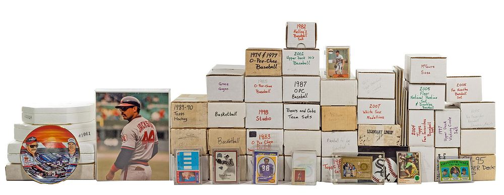 Lot 244: Baseball Card and Collectible Assortment