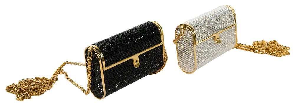 Lot 254: Judith Leiber and Swarovski Crystal Minaudiere