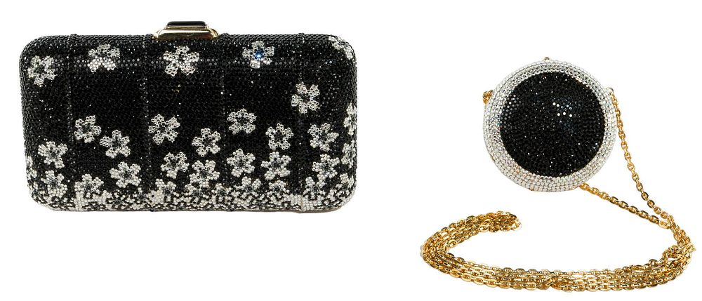 Lot 255: Judith Leiber and Swarovski Crystal Minaudiere