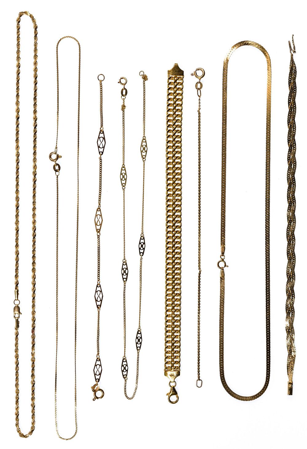 Lot 288: 14k Yellow Gold Jewelry Assortment