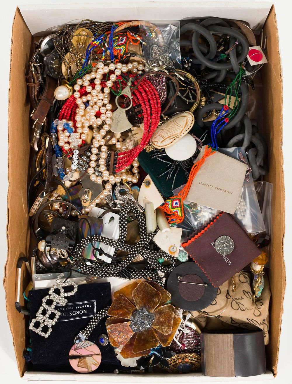 Lot 330: Costume Jewelry and Wrist Watch Assortment