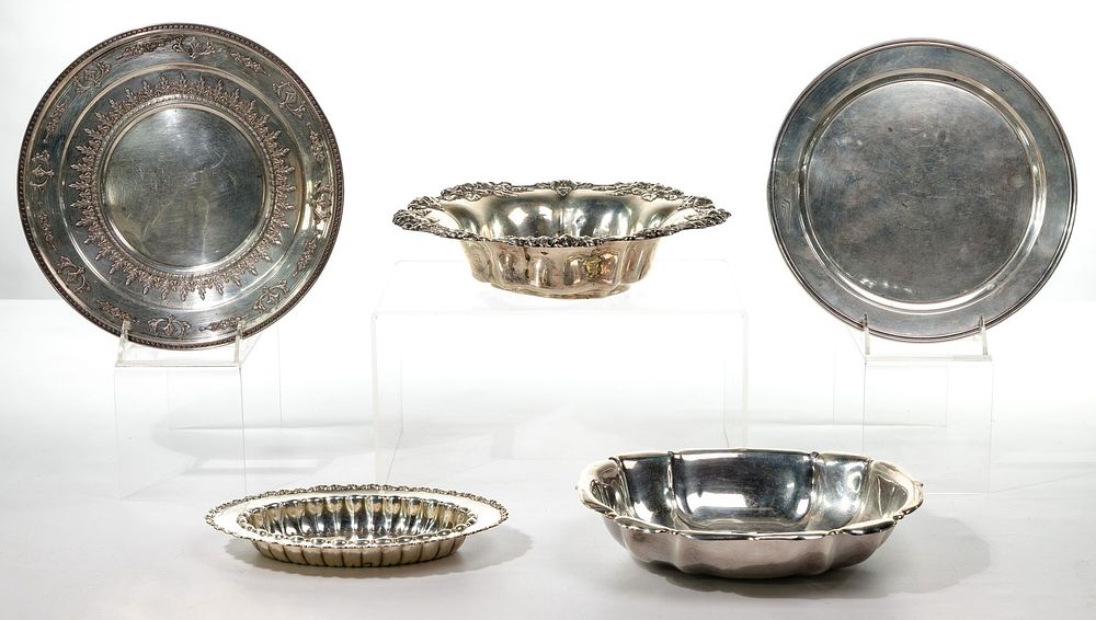 Lot 332: Sterling Silver Hollowware Assortment