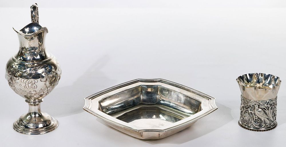 Lot 336: Sterling Silver Hollowware Assortment