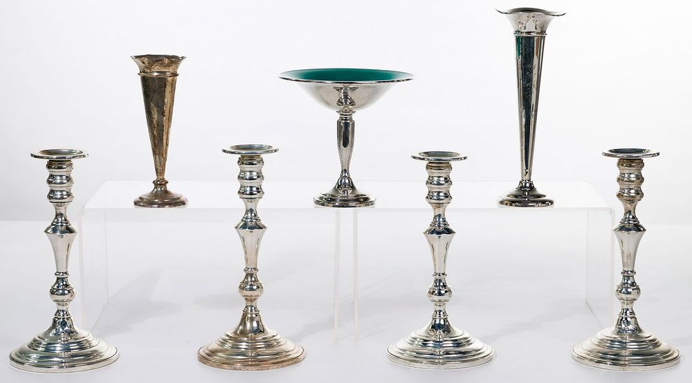 Lot 339: Sterling Silver Hollowware Assortment