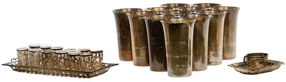 Lot 340: Sterling Silver Object Assortment