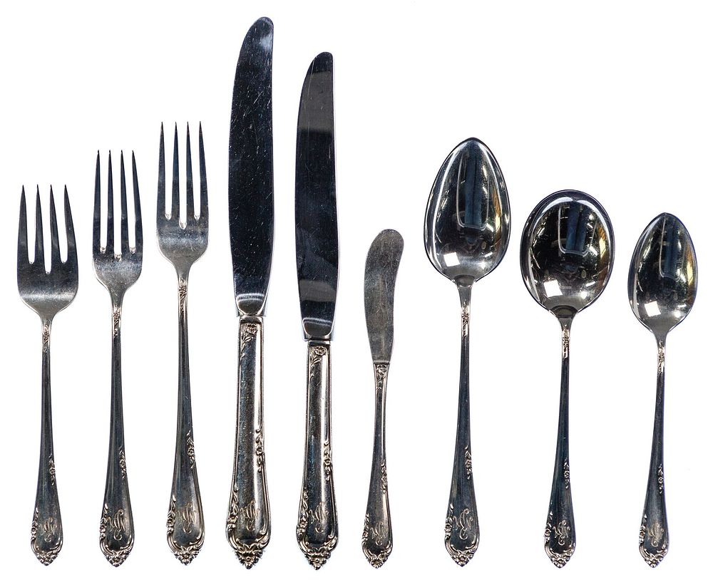 Lot 347: Reed & Barton 'Dancing Flowers' Sterling Silver