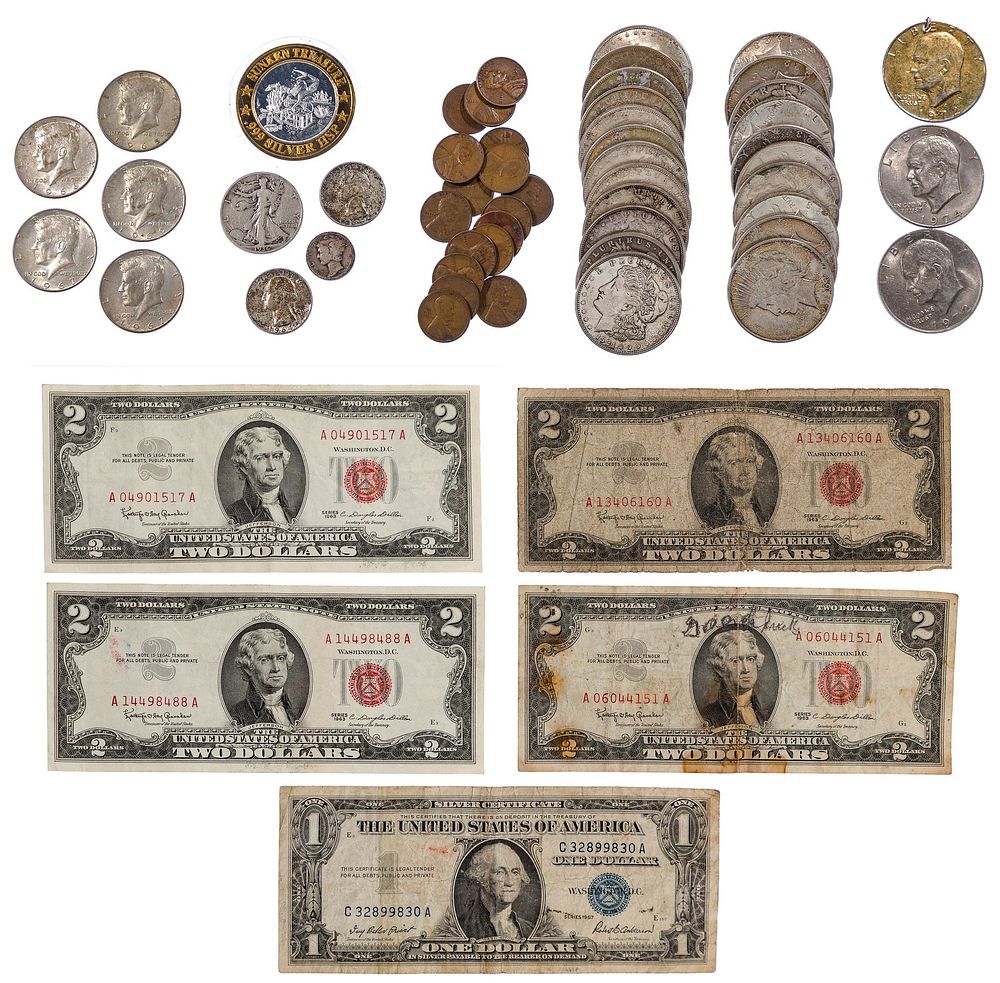 Lot 362: US Coin and Currency Assortment