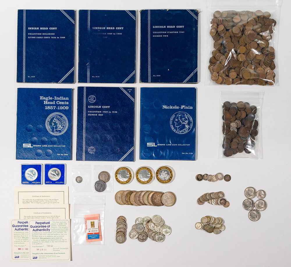 Lot 363: US: Silver and 1c Assortment