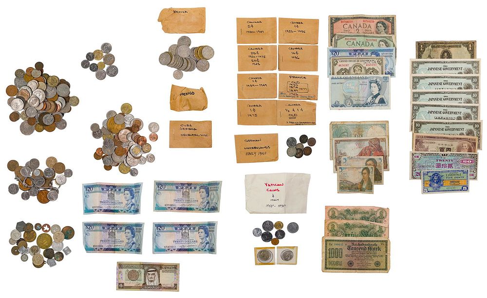 Lot 365: World: Currency and Coins