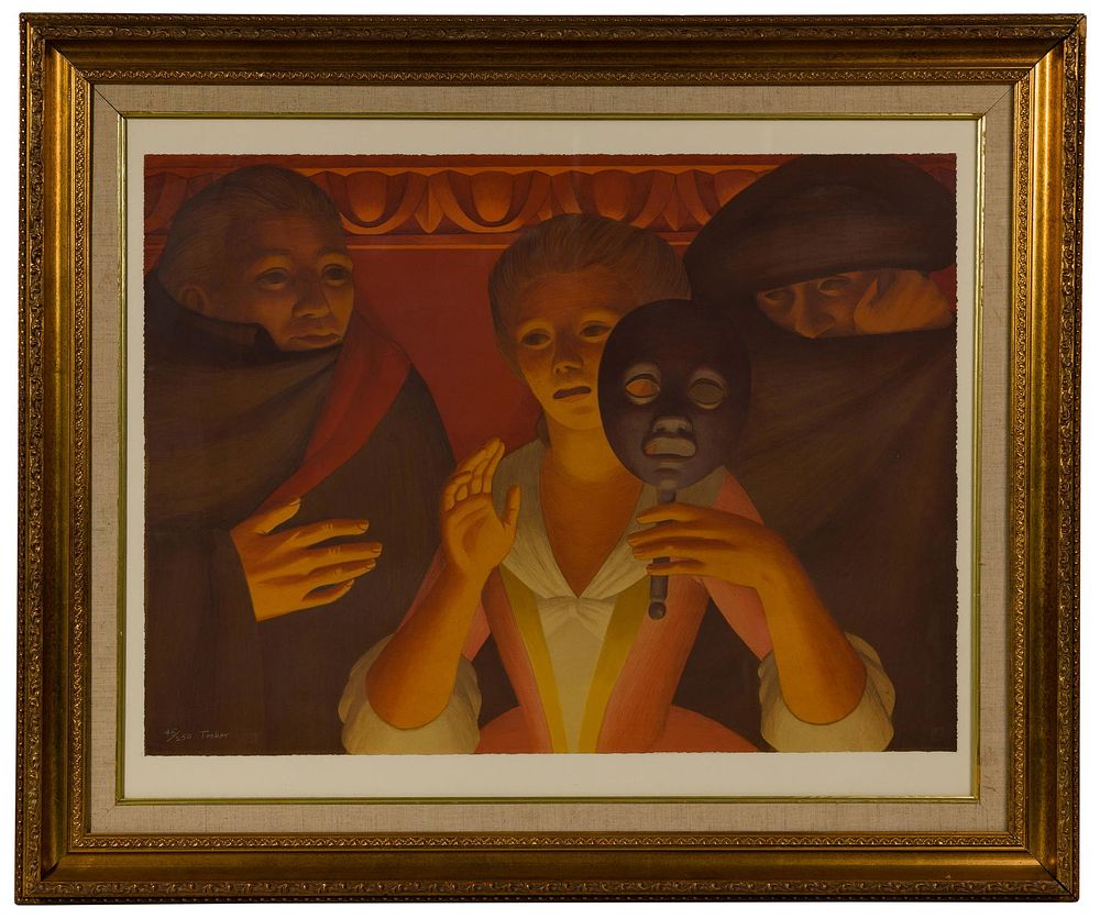 Lot 156: George Tooker (American, 1920-2011) "Un Ballo in Masche