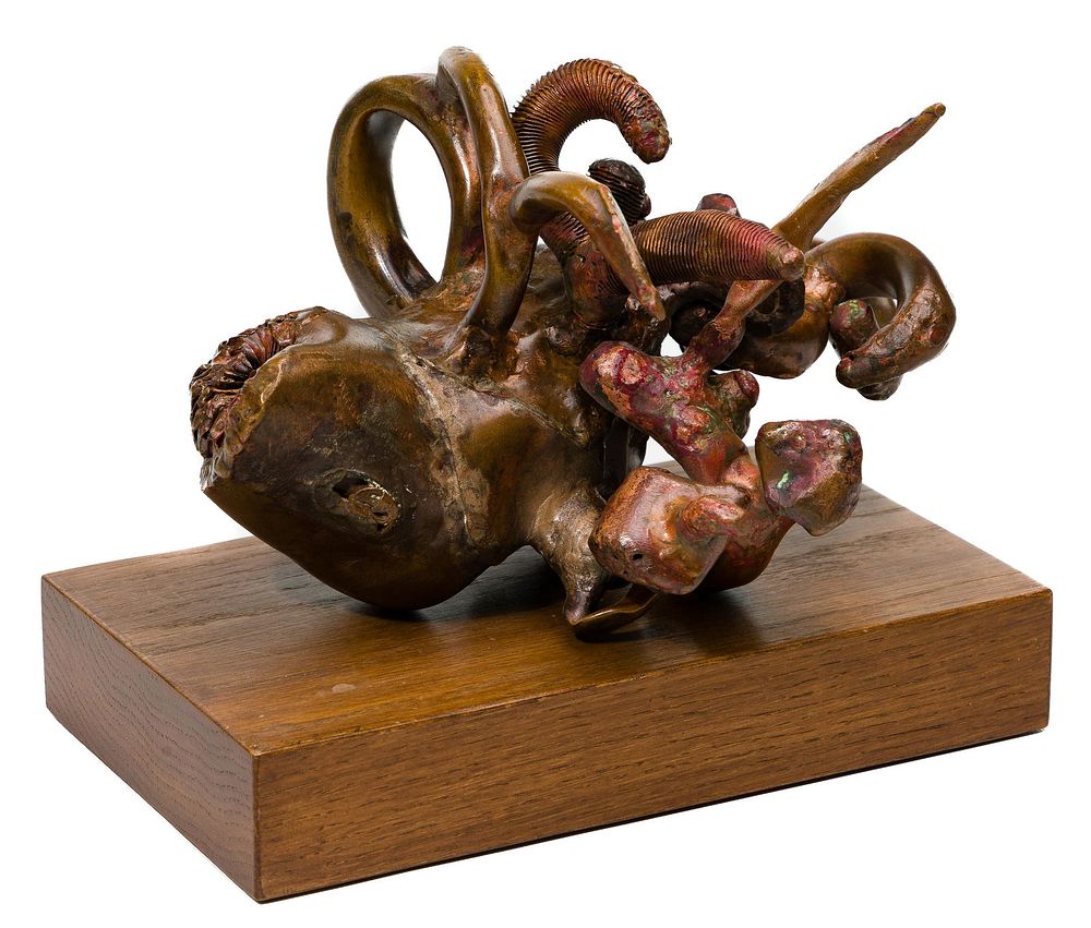 Lot 166: Richard Hunt (American, b.1935) 'Tubing Form #8' Copper