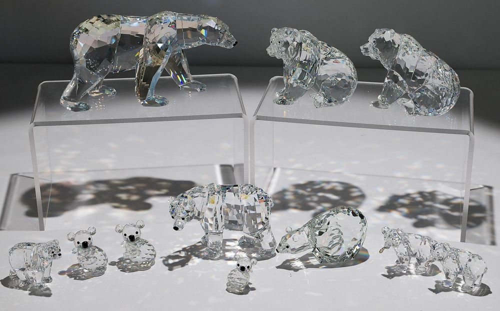 Lot 191: Swarovski Crystal Bear Assortment