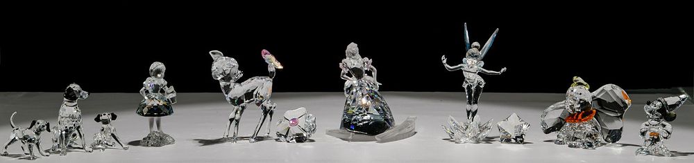 Lot 195: Swarovski Crystal Disney Assortment