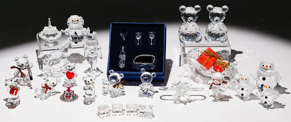 Lot 210: Swarovski Holiday Figurine Assortment