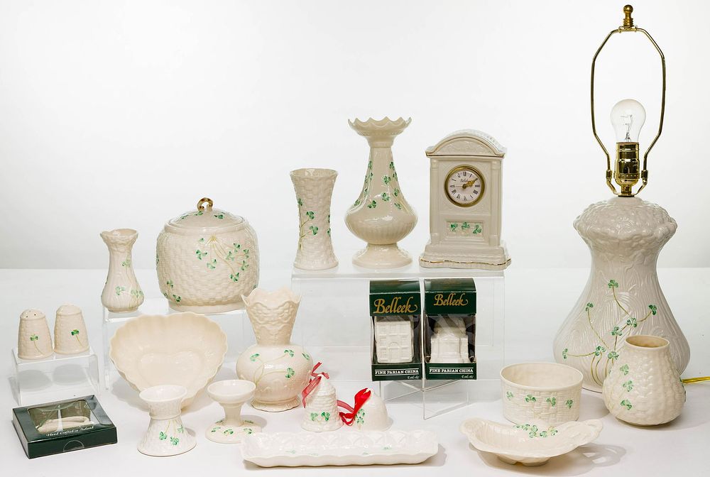 Lot 223: Belleek Porcelain Assortment