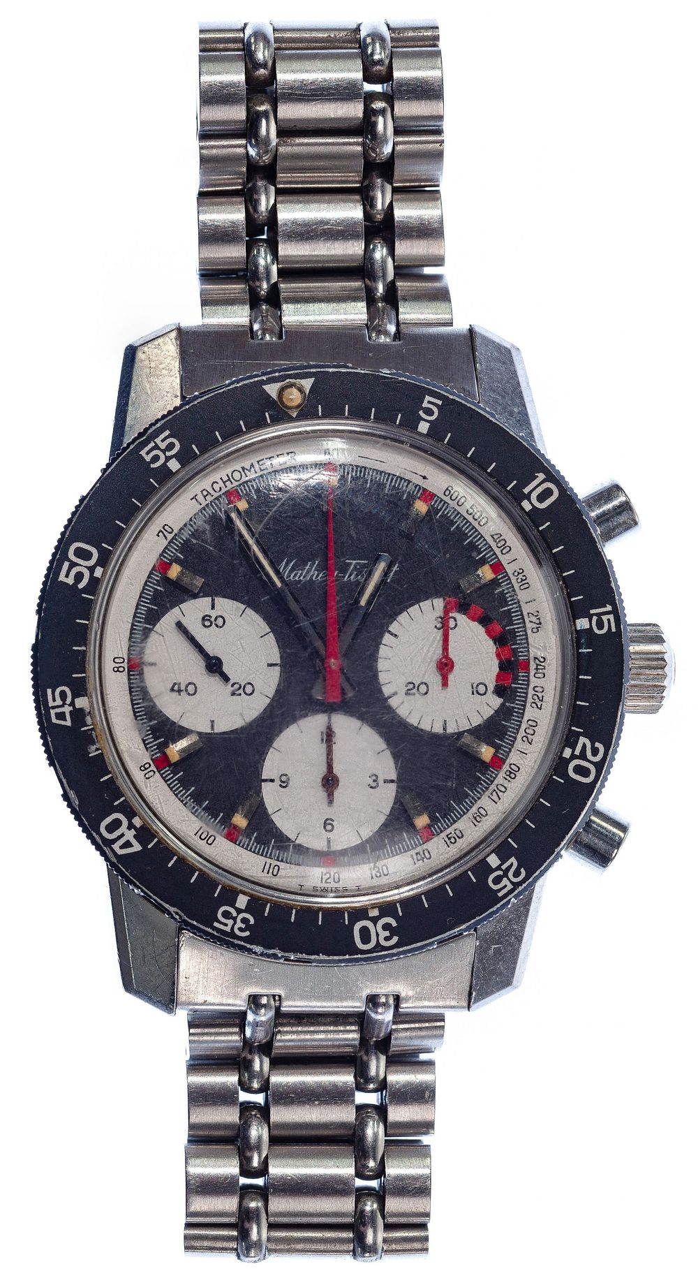 Lot 313: Mathey-Tissot Chronograph Wrist Watch