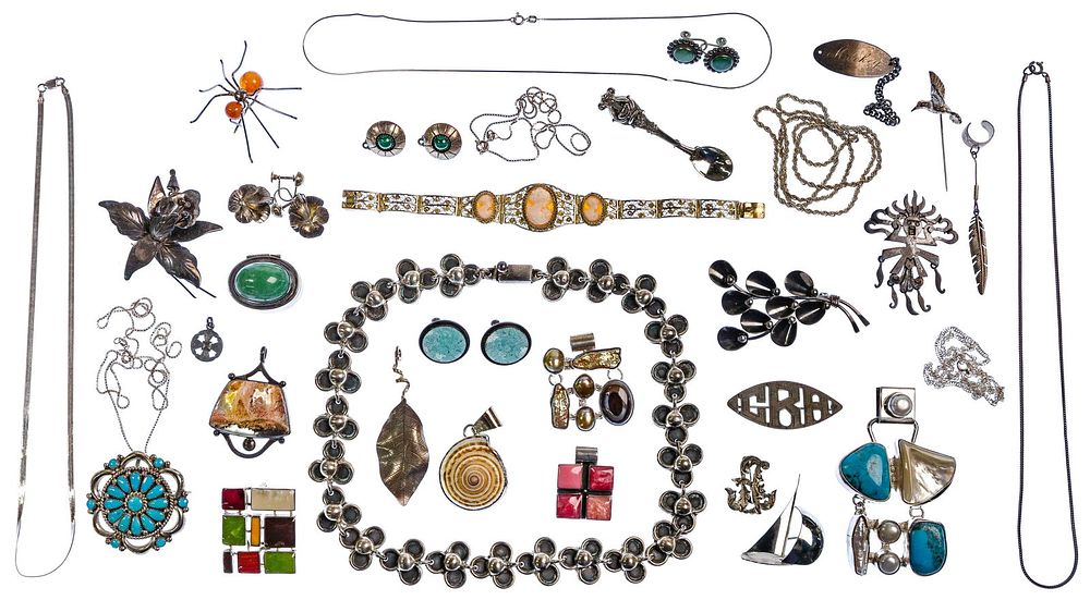 Lot 339: Sterling Silver Jewelry Assortment