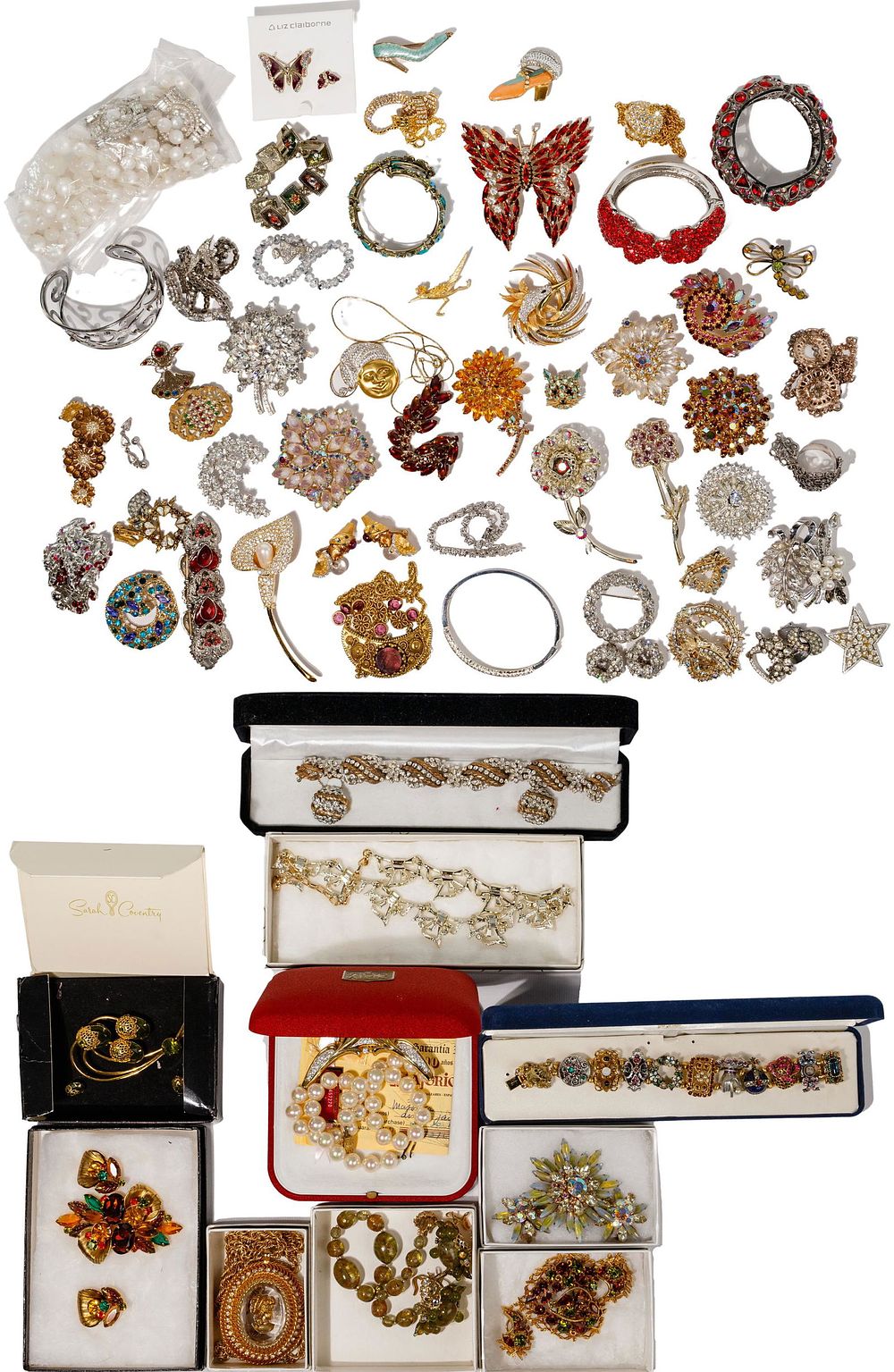 Lot 346: Rhinestone Jewelry Assortment