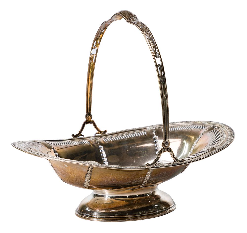Lot 354: Watson Company Sterling Silver Brides Basket