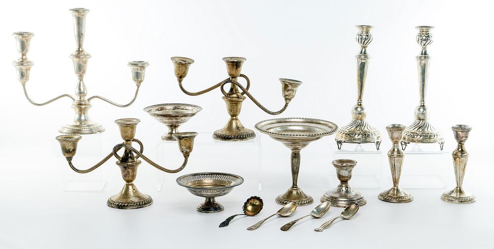 Lot 368: Sterling Silver Object Assortment