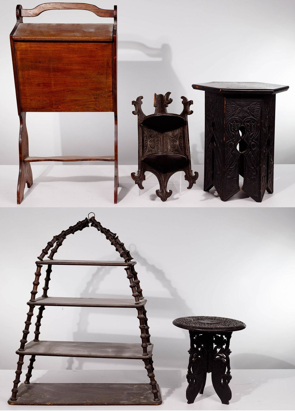 Lot 25: Furniture and Shelving Assortment