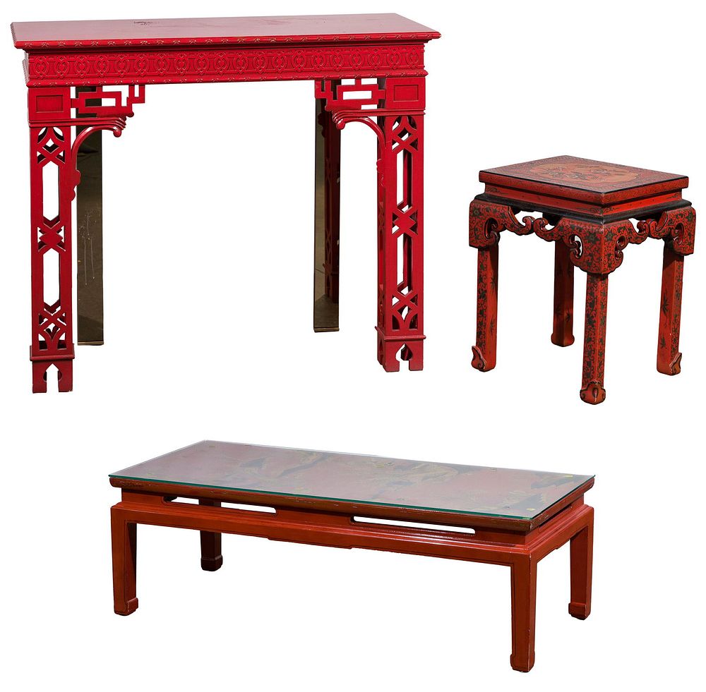 Lot 36: Asian Contemporary Furniture Assortment