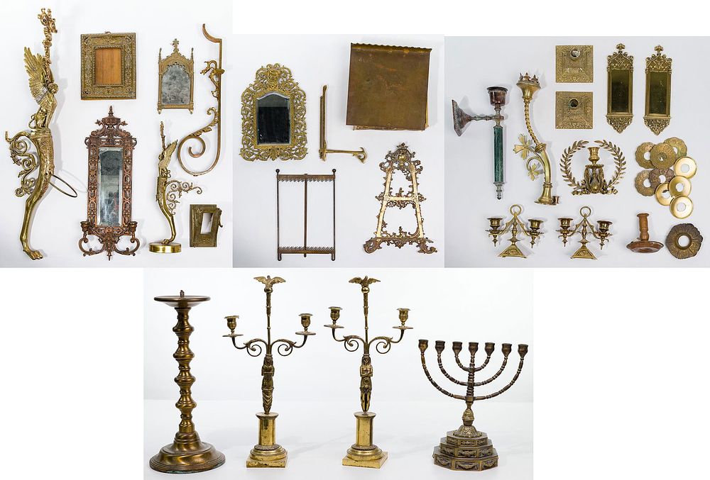 Lot 51: Brass Decorative Object Assortment