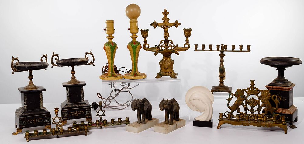 Lot 58: Decorative Metal Object Assortment