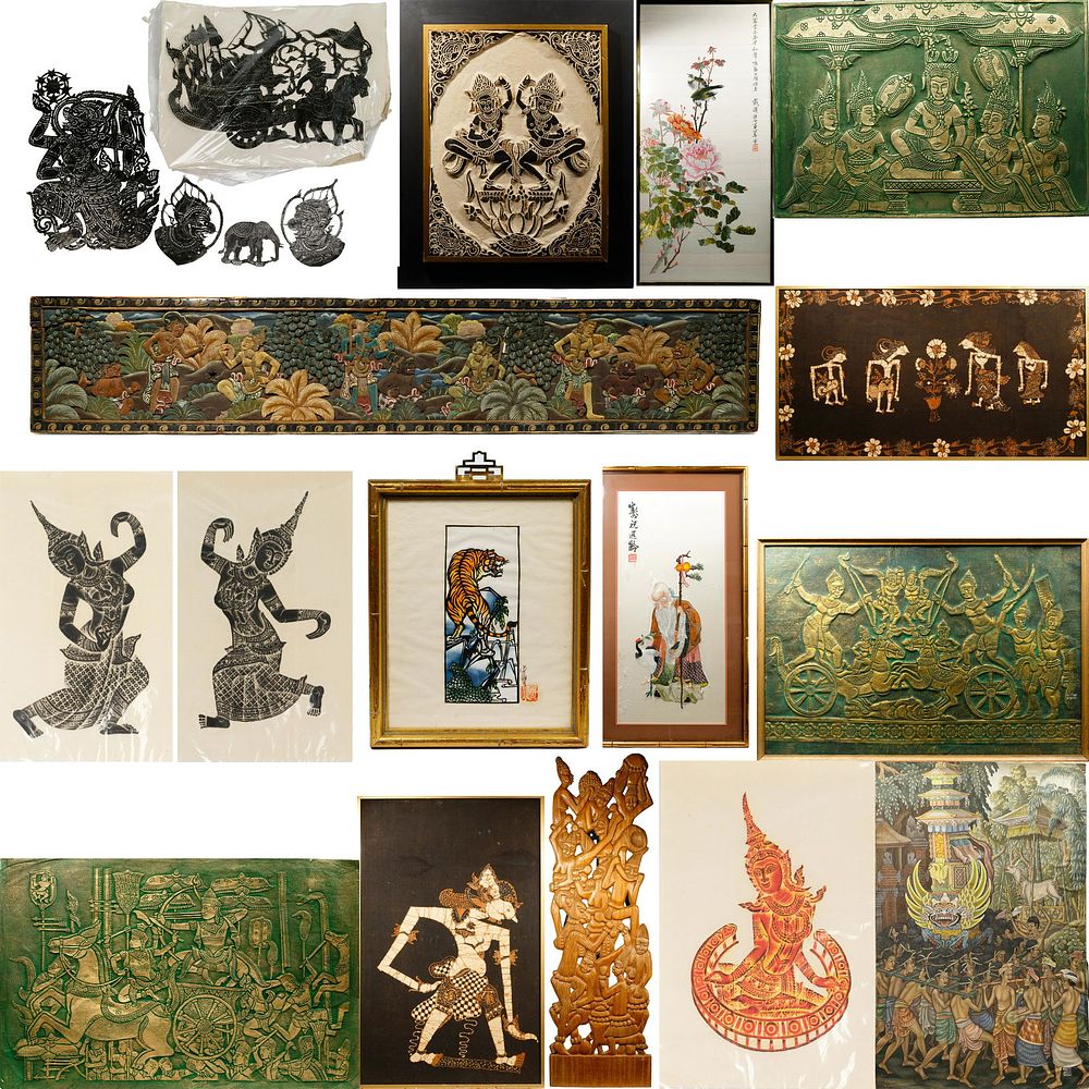 Lot 60: Asian Decorative Object Assortment