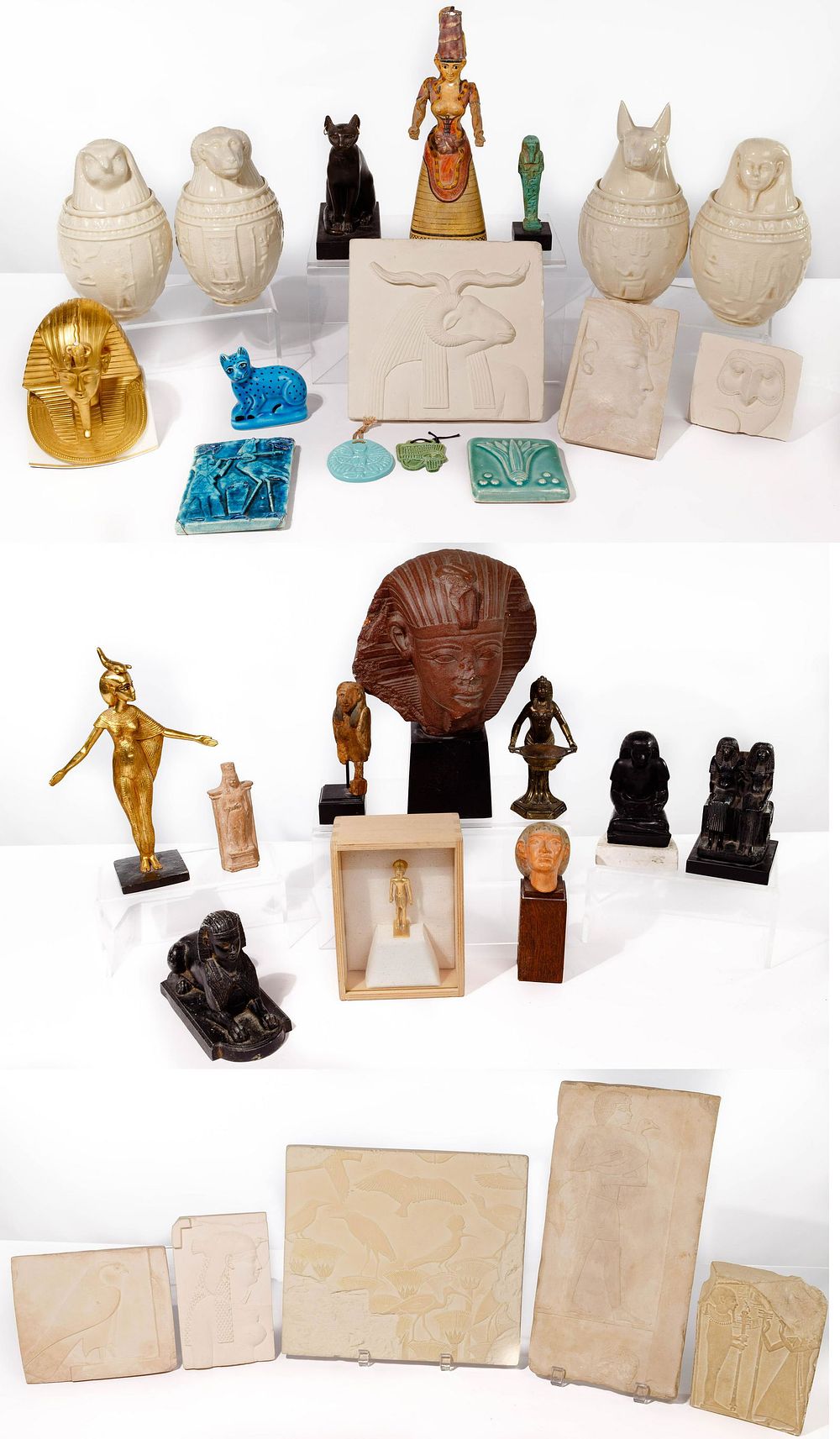 Lot 64: Egyptian-Style Reproduction Artifact Assortment