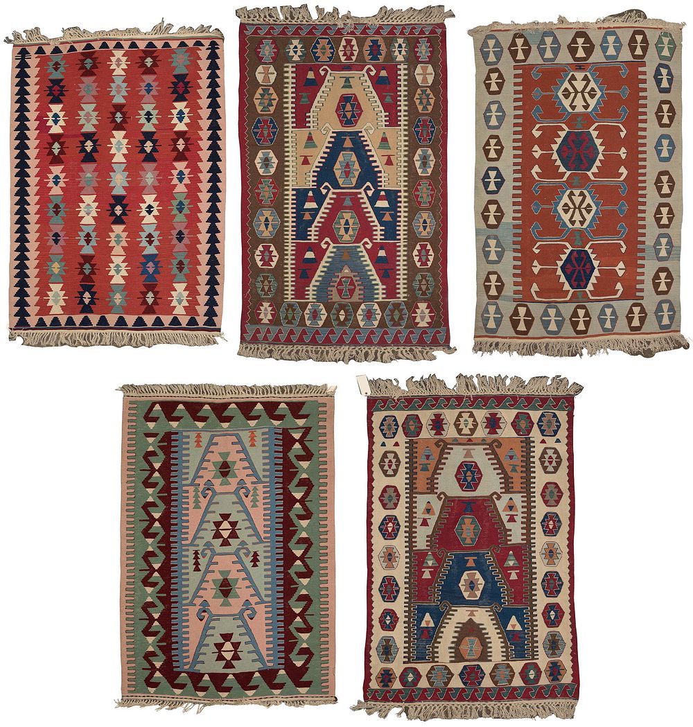 Lot 82: Kilim Wool Rug Assortment