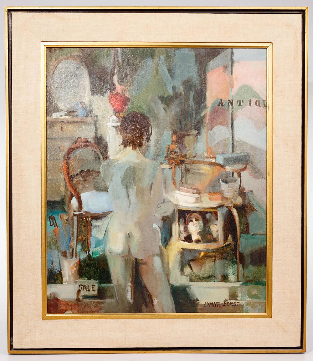 Lot 130: Lynne Borst (American, 20th Century) Oil on Canvas