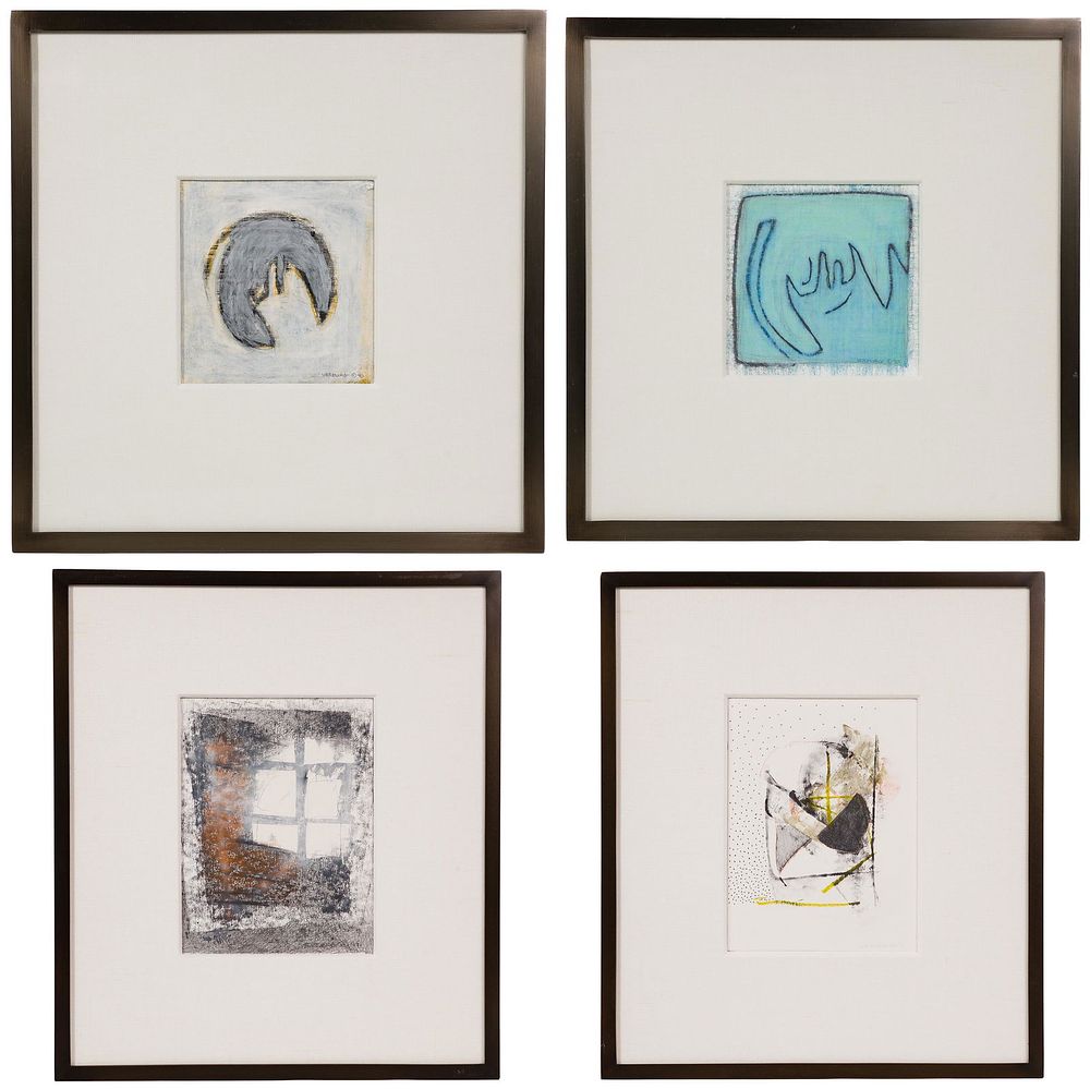 Lot 137: Paul VerBurg (American, b.1956) Mixed Medias on Paper