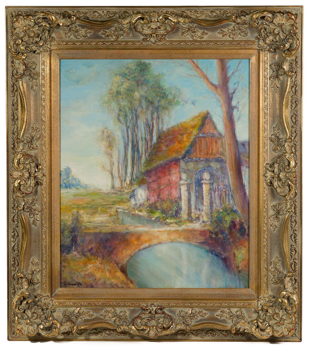 Lot 143: W. Wusselak (American, 20th Century) Oil on Canvas