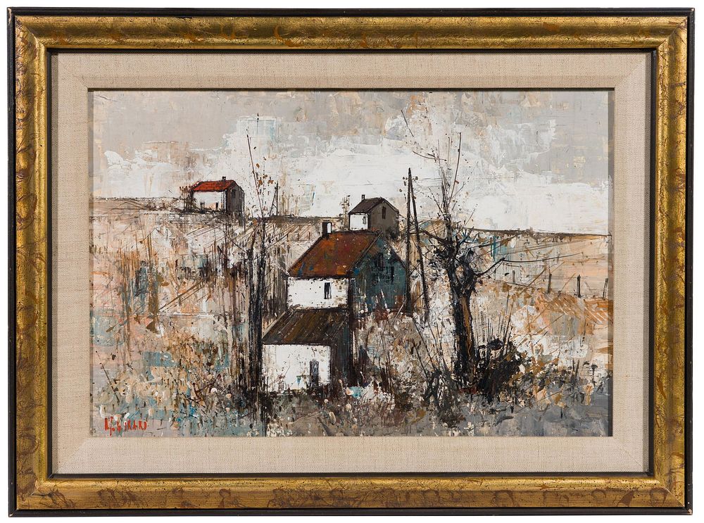 Lot 159: Marius Girard (French, b.1927) Oil on Panel
